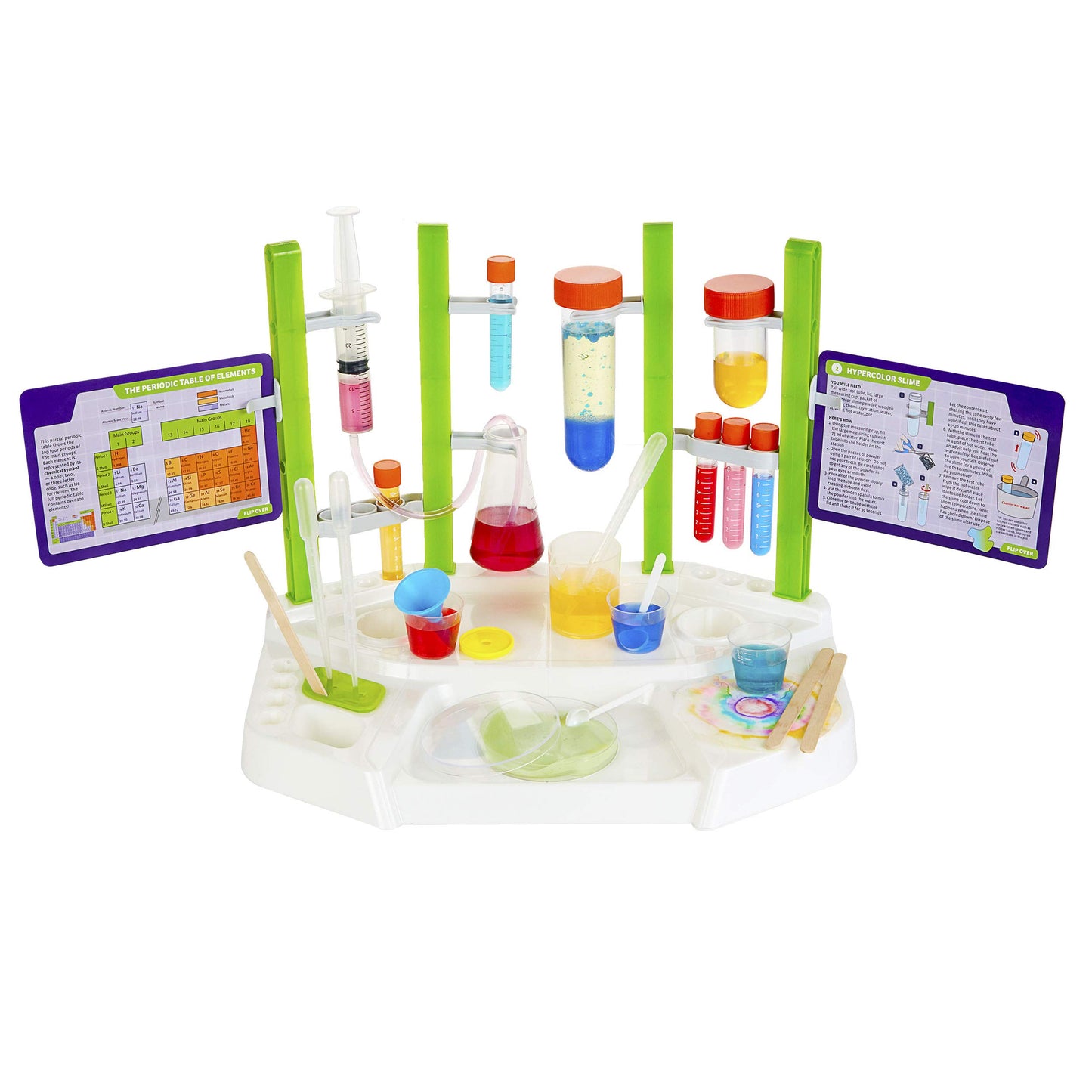 Thames & Kosmos Ooze Labs Chemistry Station Science Experiment Kit, 20 Non-Hazardous Experiments Including Safe Slime, Chromatography, Acids, Bases