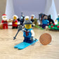 LEGO Holiday MiniFigure - Skier Boy with Winter Jacket (Skies and Poles)