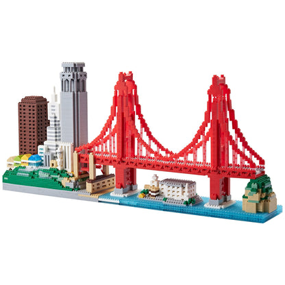 JXRLMB Micro Building Blocks Set for Adults Architecture Skyline Collection San Francisco 3574PCS