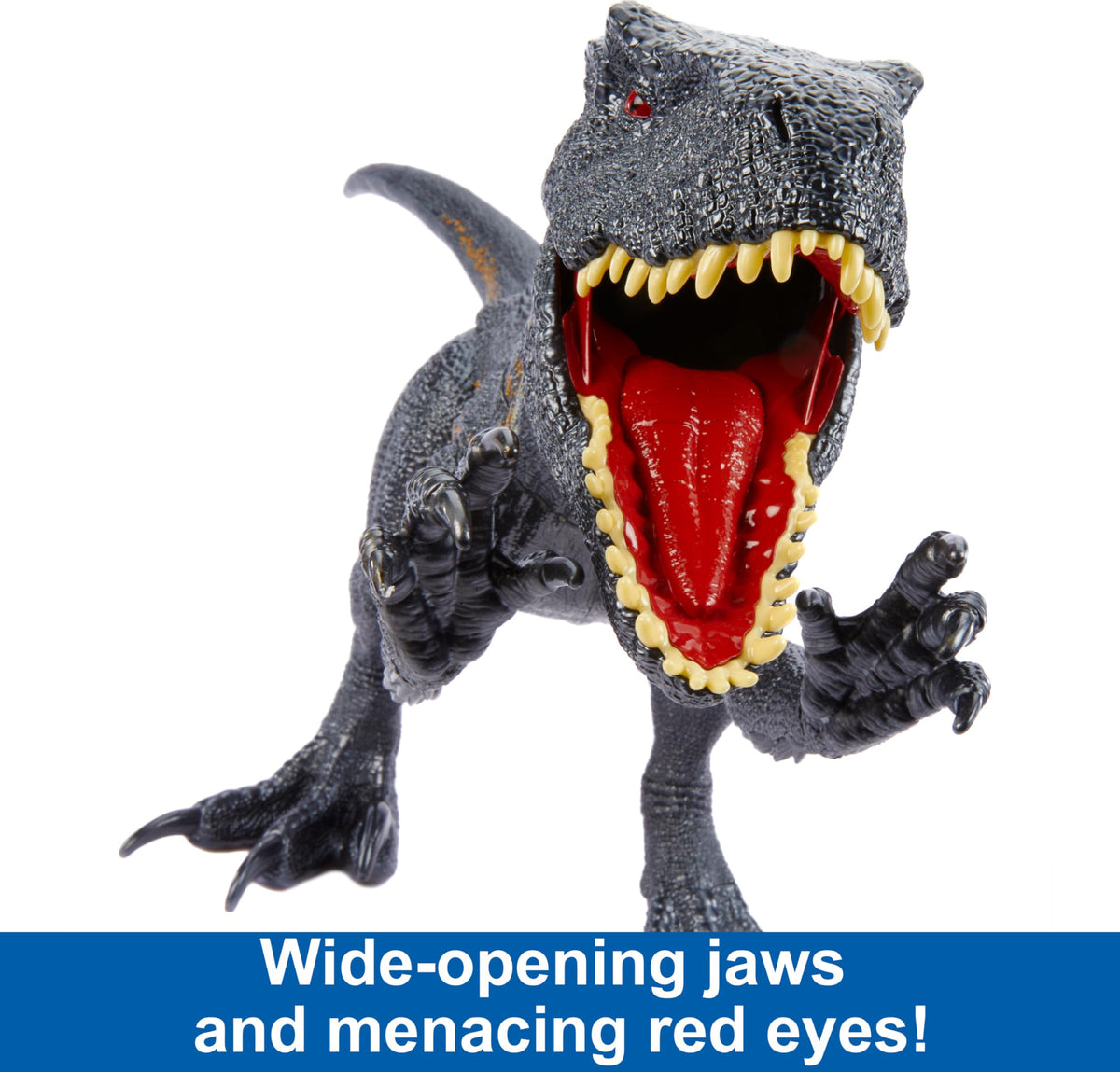 Mattel Jurassic World Fallen Kingdom Giant Dinosaur Toy, Super Colossal Indoraptor, Swallows Mini Figures, 3 Feet Long Authentic Figure