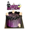 1Pcs Wednesday Addams Happy Birthday Cake Topper - Spider Web Thing Hand Wednesday Girl Cake Decoration - Wednesday Addams Birthday Party Supplies
