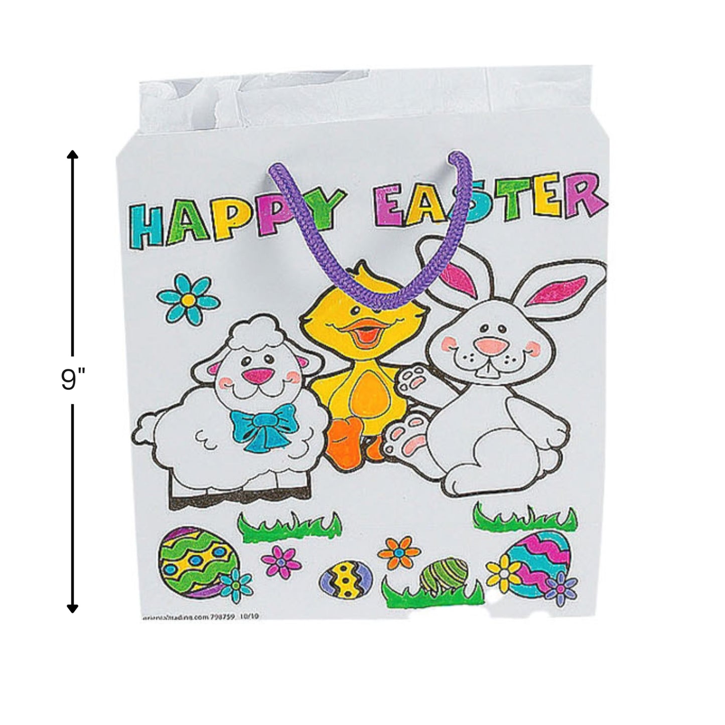Color Your Own Easter Gift Bags - Crafts for Kids and Fun Home Activities