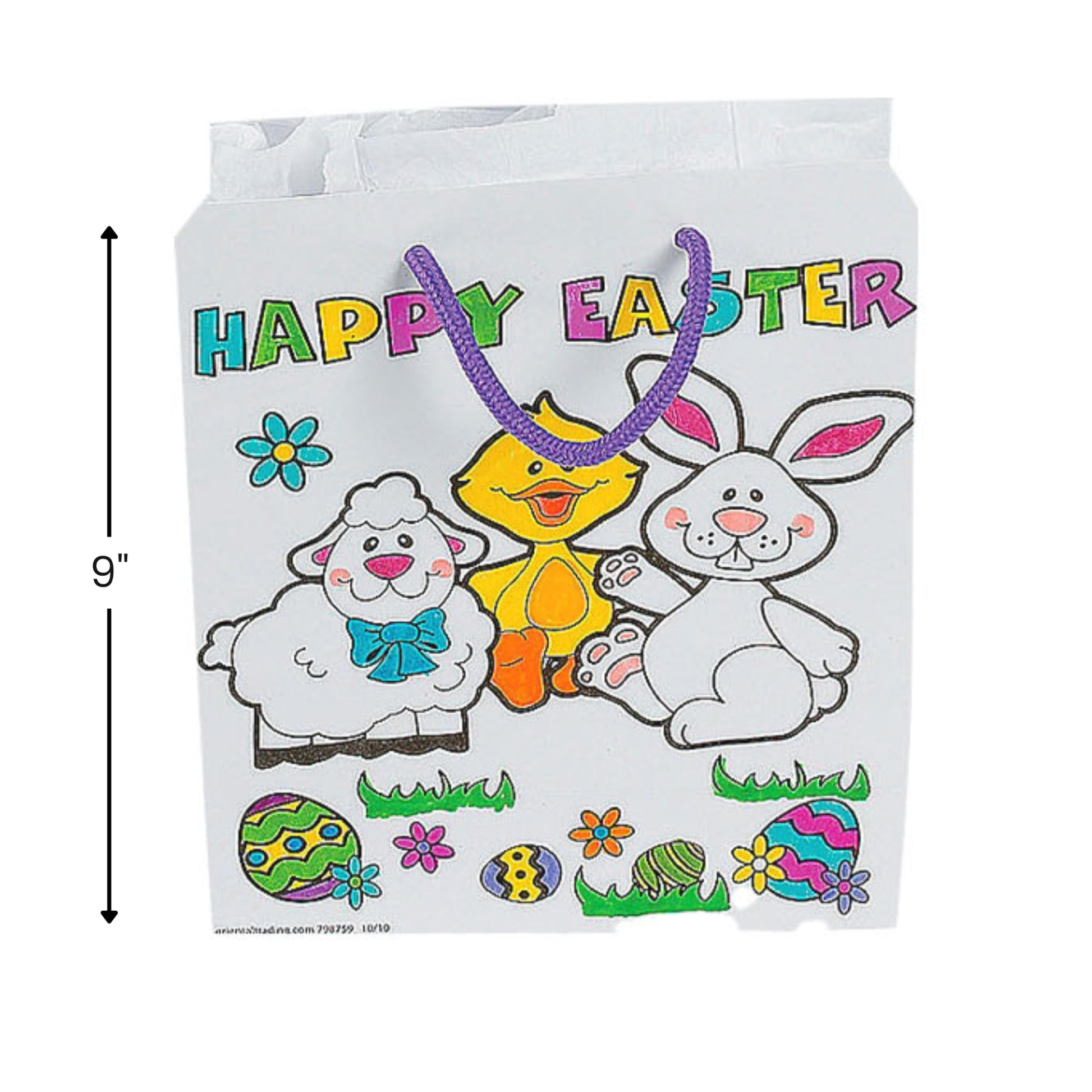 Color Your Own Easter Gift Bags - Crafts for Kids and Fun Home Activities
