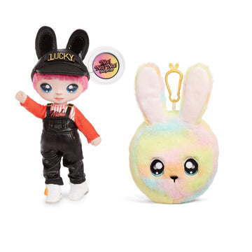 MGA Entertainment Na! Na! Na! Surprise 2-in-1 Fashion Doll and -Plush Purse Series 3 - Jeremy Hops , Black