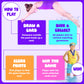 Dan&Darci Pool Gem Hunt Diving Game for Kids - Pools Toys for Kid Ages 6 7 8 9 10 11 12 Year Old - Water Games Swimming Dive Toy - Gifts for Girls