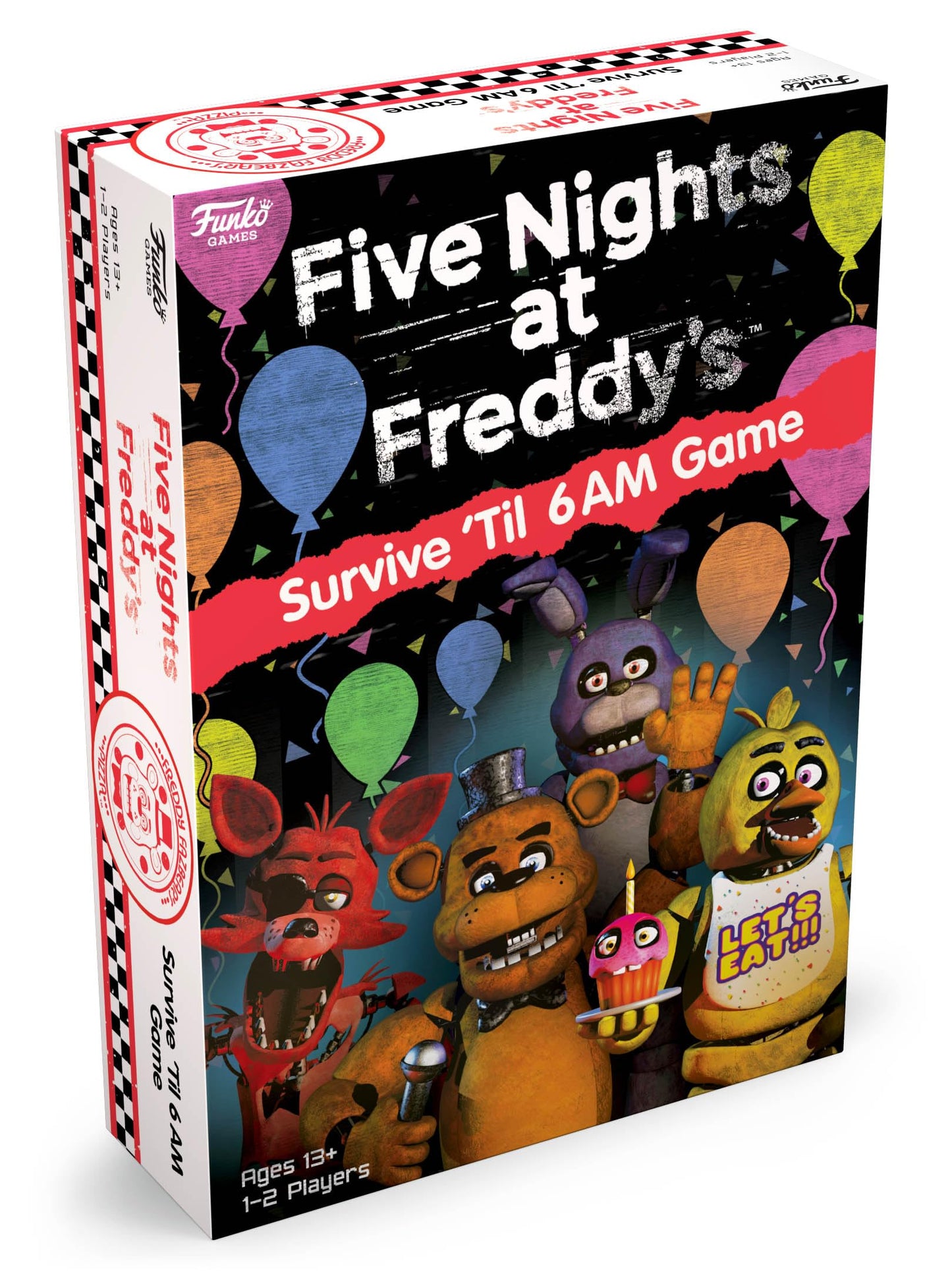 Funko Games Five Nights at Freddy's - Survive 'Til 6AM Game |1-2 Players, Ages 13+