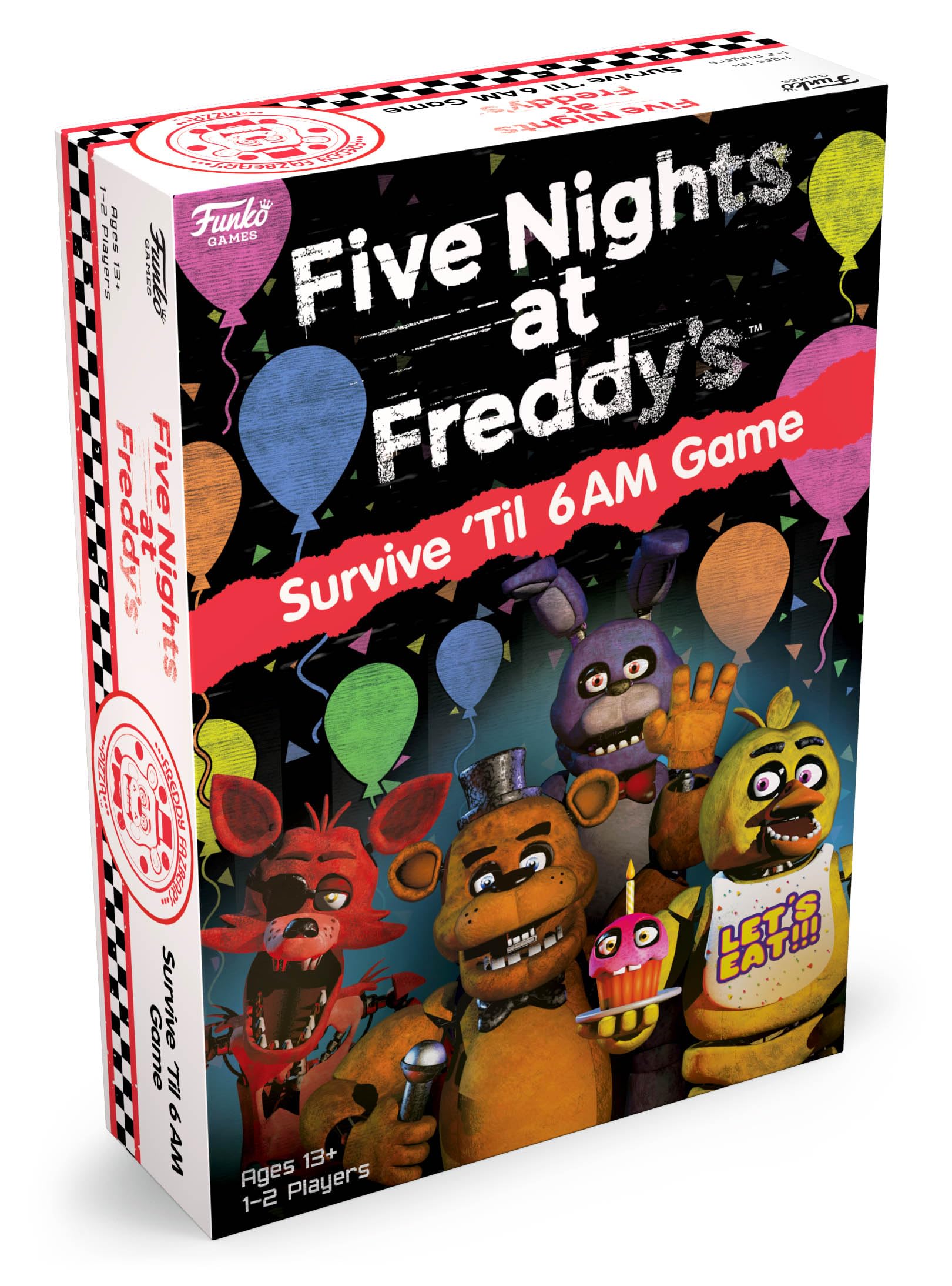 Funko Games Five Nights at Freddy's - Survive 'Til 6AM Game |1-2 Players, Ages 13+