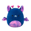 Squishmallows Original 14in Milan the Navy Blue Fruit Bat with Heart Headband - Official Jazwares Plush (Large)