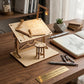 StonKraft Wooden 3D Puzzle Miniature Drafting Table - Home Decor, Construction Toy, Modeling Kit, School Project - Easy to Assemble