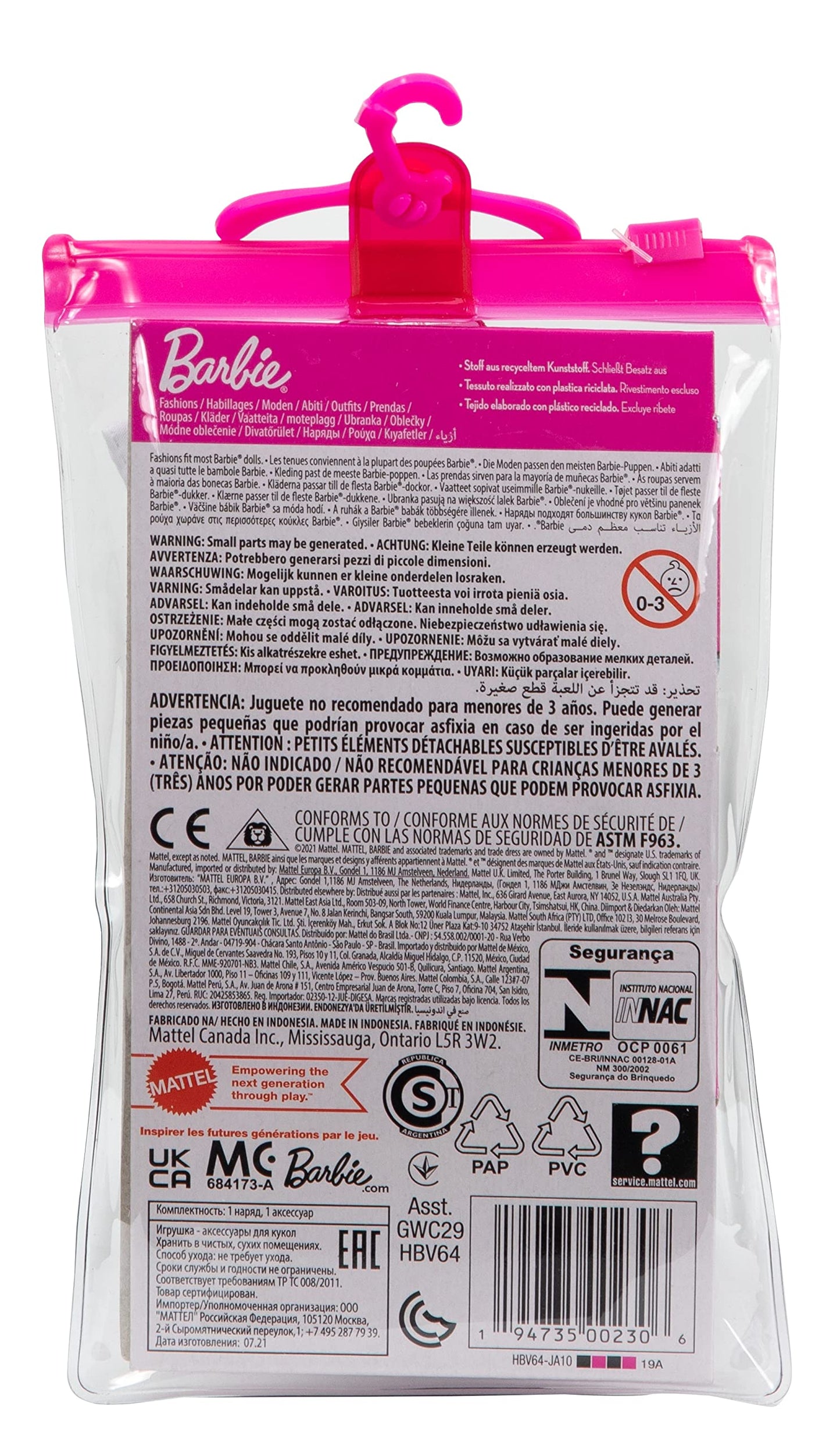 Mattel - Barbie Career Chef Fashion Pack