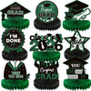 9PCS Graduation Table Decorations Green and Black CLASS OF 2026 Table Centerpiece Congratulate Graduation Table Toppers Graduation Decorations Party