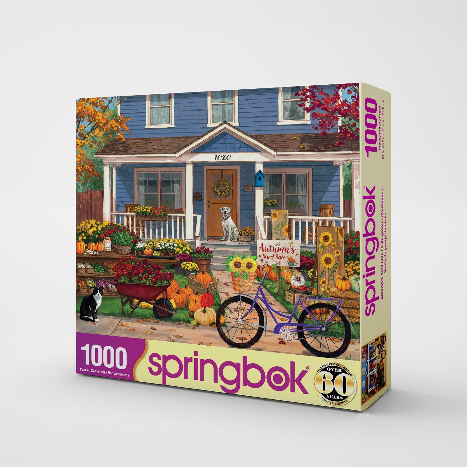 Springbok Autumn's Yard Sale 1000 Piece Jigsaw Puzzle for Adults