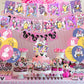 Daisy Duck Party Decoration Set - Movie Theme Banner, Cake Topper, Latex Balloons for Fan's Birthday Supplies