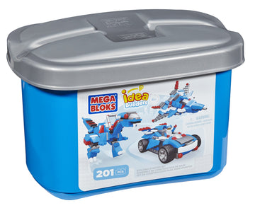 Mega Building Blocks Starter Set Tub (201-Piece) (Micro Sized Blocks 4+)