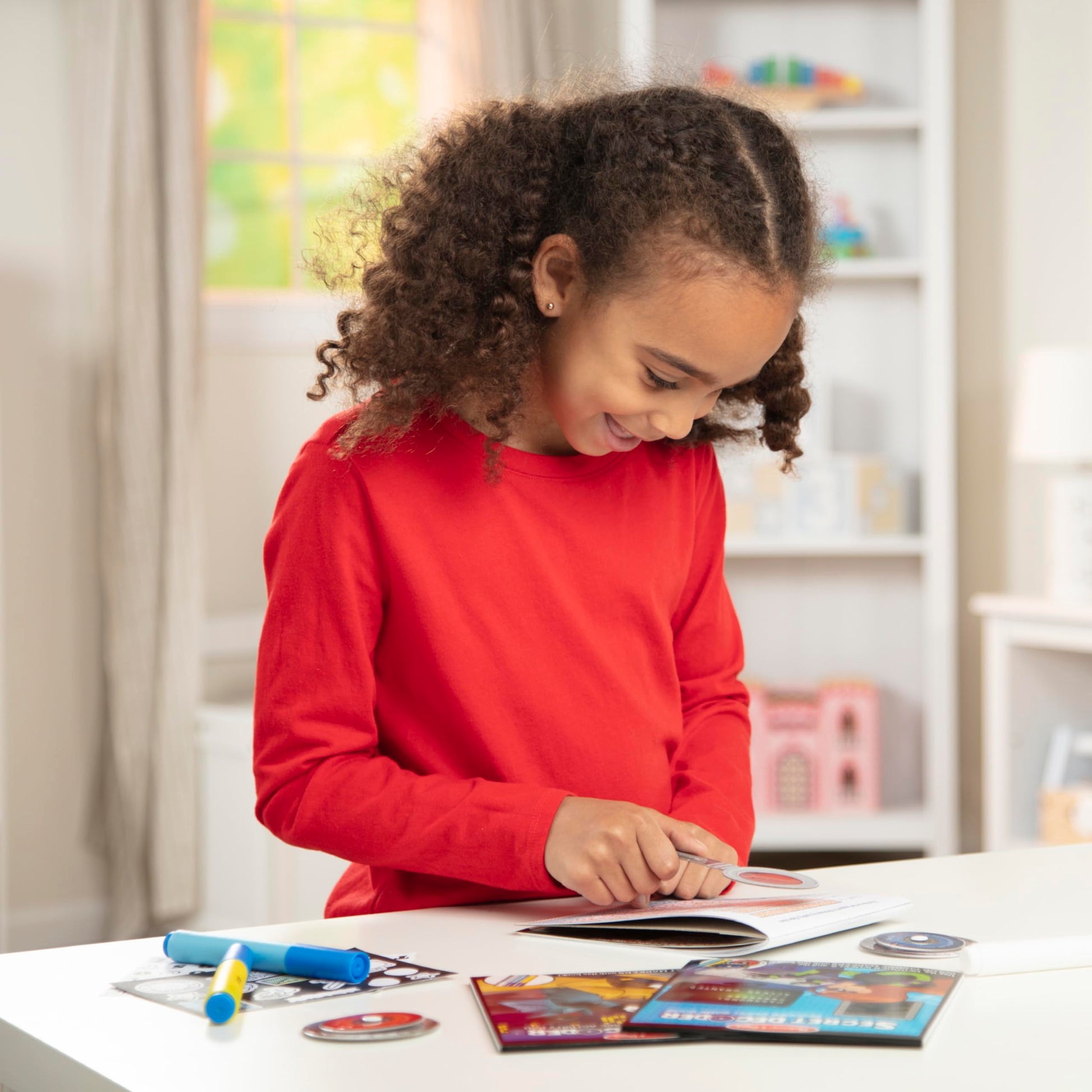 Melissa & Doug On The Go Secret Decoder Deluxe Activity Set and Super Sleuth Toy
