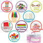 Olly Kids Arts and Crafts Supplies for Kids Girls 4 5 6 7 8 9 10 11 & 12- Ultimate Crafting Supply Carboodle in Portable 3 Layered Plastic Art Box