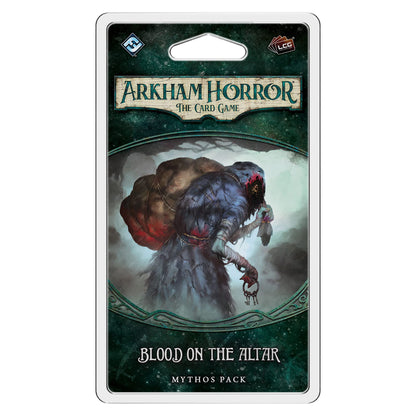 Fantasy Flight Games Arkham Horror The Card Game Blood on the Altar MYTHOS PACK - Unearth the Secrets of Dunwich! Cooperative Living Card Game, Ages