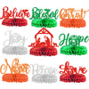 Christmas Honeycomb Centerpieces Jesus Christmas Decorations Religious Christmas Decorations for Christmas Party Table Decorations Christmas Party