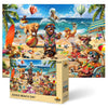 Theo's Puzzles Jigsaw Puzzles 1000 Piece Puzzle for Adults, Families Dogs Beach Day Pieces Fit Together Perfectly