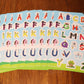 ENGLISH TREE Uppercase Alphabet Letter Stickers - Premium Uppercase Vinyl Stickers, Colorful Stickers for Kids, 8.5" x 11" x10 Sheets
