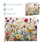 Puzzles for Adults 1000 Pieces, Wildflower Jigsaw Puzzles - Dance of Wildflowers, Impossible Wildflower Puzzle for Seniors Families, 27.56 x 19.69
