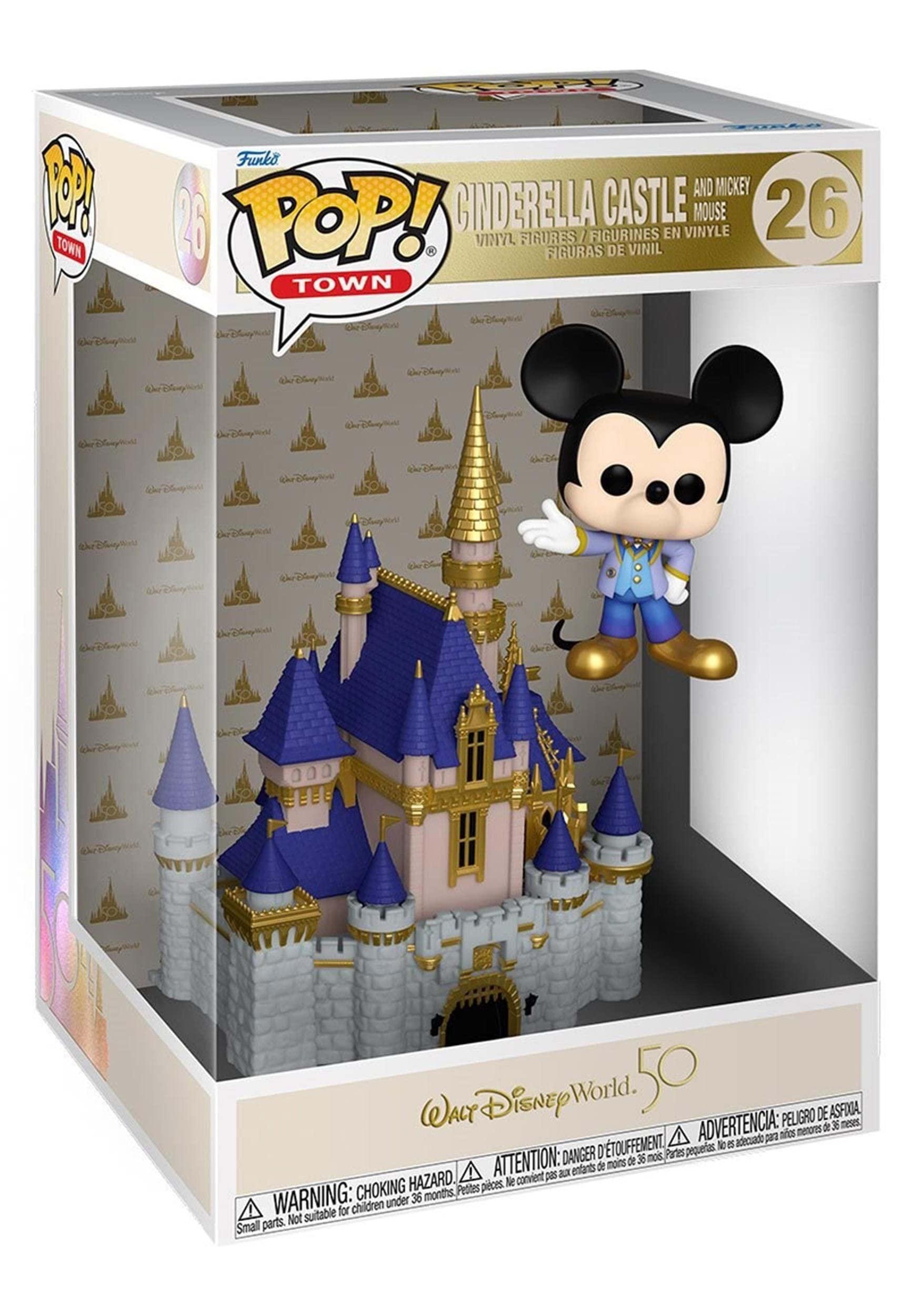 Funko POP! Town: Disney World 50th Anniversary - Castle & Mickey