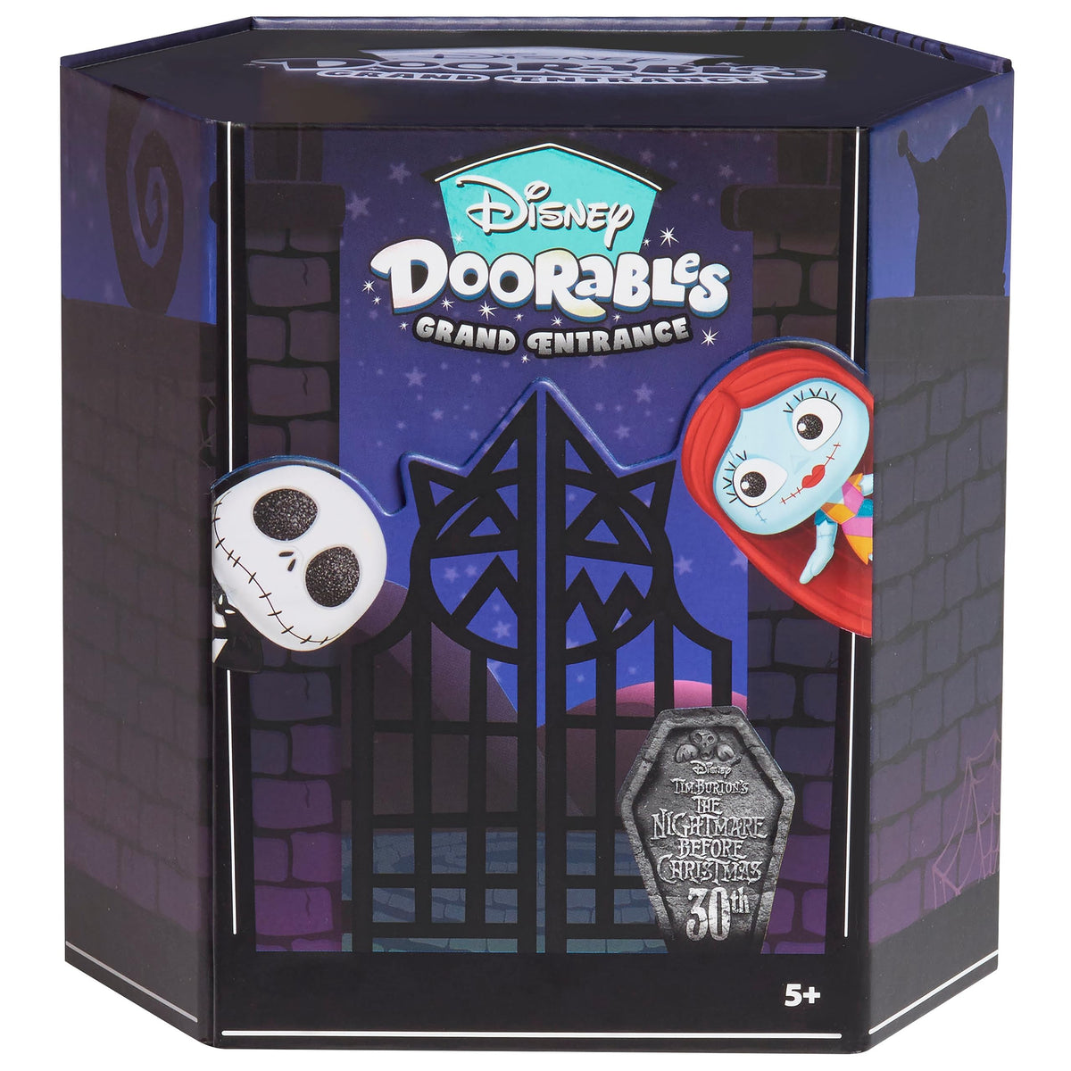 Disney Doorables Grand Entrance 3-inch Collectible Figures Jack Skellington and Sally, Kids Toys for Ages 5 Up, Amazon Exclusive by Just Play