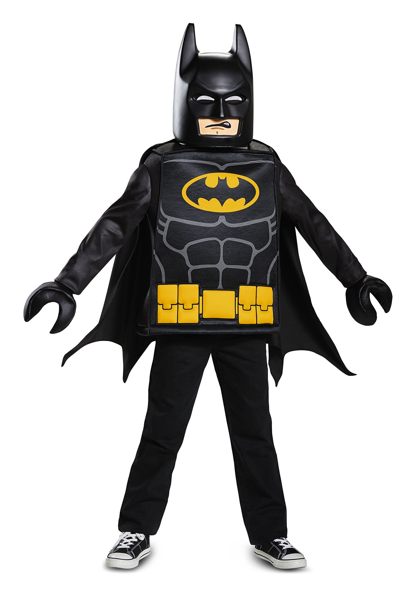 Batman Lego Movie Classic Costume, Black, Medium (7-8)