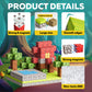 Magnetic Blocks Cubes 128PCS - STEM Cube Building Blocks & Magnet Tiles, Fidget, Montessori for Kids Ages 3-5 & 5-7 & 8-12, Magnetic Kit Cubes