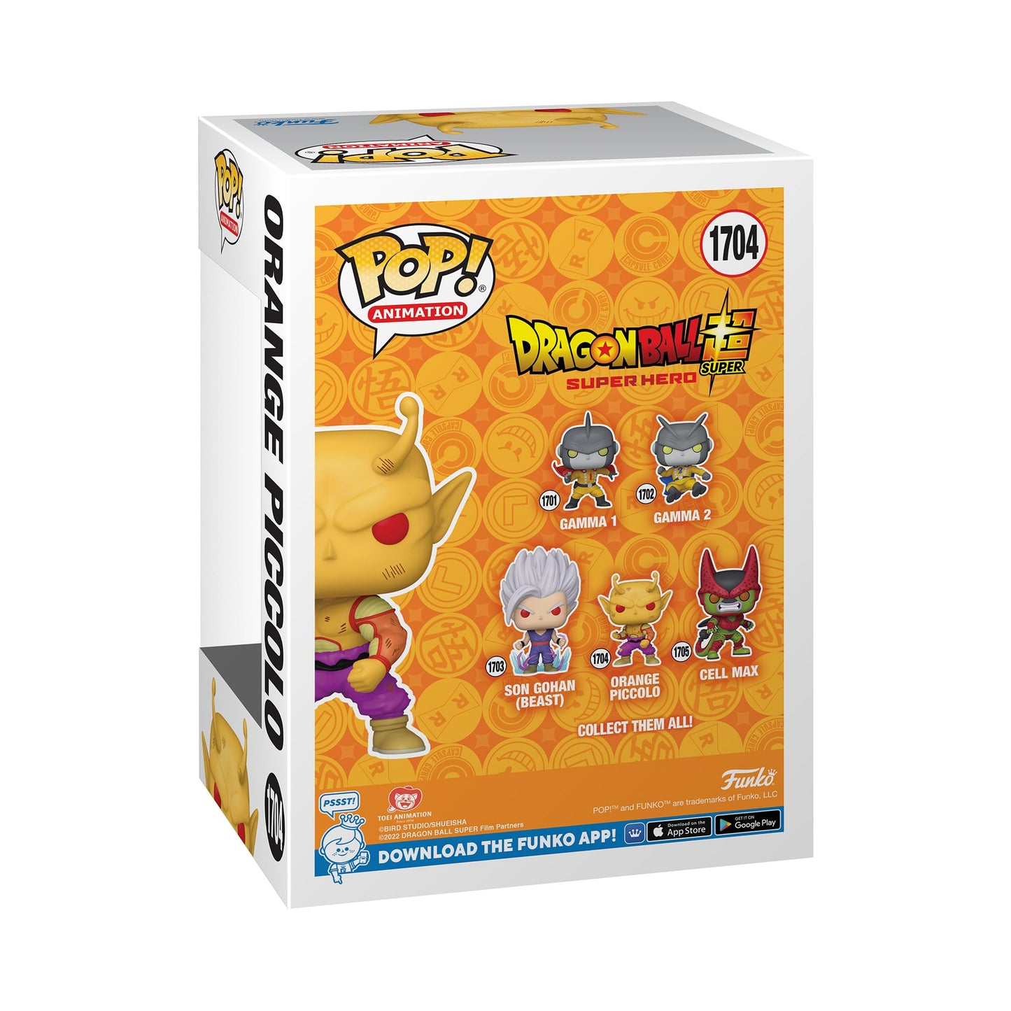 Funko Pop Animation: Dragon Ball Super: Super Hero - Orange Piccolo - Collectable Vinyl Figure - Gift Idea - Official Merchandise - Toys for Kids &