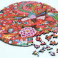 HARTMAZE Wooden Jigsaw Puzzles-Hundred Birds Paying Homage to The Phoenix 253 Truly Unique Piece Round Shape Best Choice for Adults and 10 Ages up