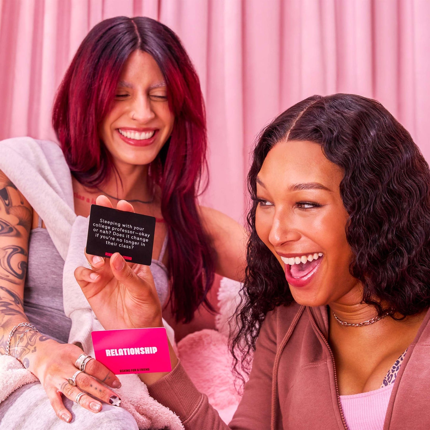 Asking for A Friend by Relatable, Great Card Games for Game Night, Bachelorette Party Favors for Social Gatherings, and Friendly Icebreakers, Includes