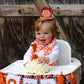 Pumpkin 1st Birthday Crown-Fall One Birthday Decorations, Pumpkin Themed 1st Birthday Photography Props Cake Smash, Halloween First Birthday