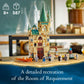 LEGO Harry Potter Hogwarts: Room of Requirement Building Set 76413 Castle Building Toy from Harry Potter Movie Featuring Harry, Hermione and Ron Mini