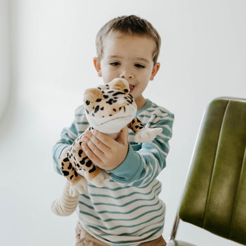 The Petting Zoo Leopard Gecko Stuffed Animal, Gifts for Kids, Wild Onez Zoo Animals, Leopard Gecko Plush Toy 24 inches
