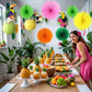 Tropical Bird Toucan Garland Party for Summer Hawaiian Party Decorationns