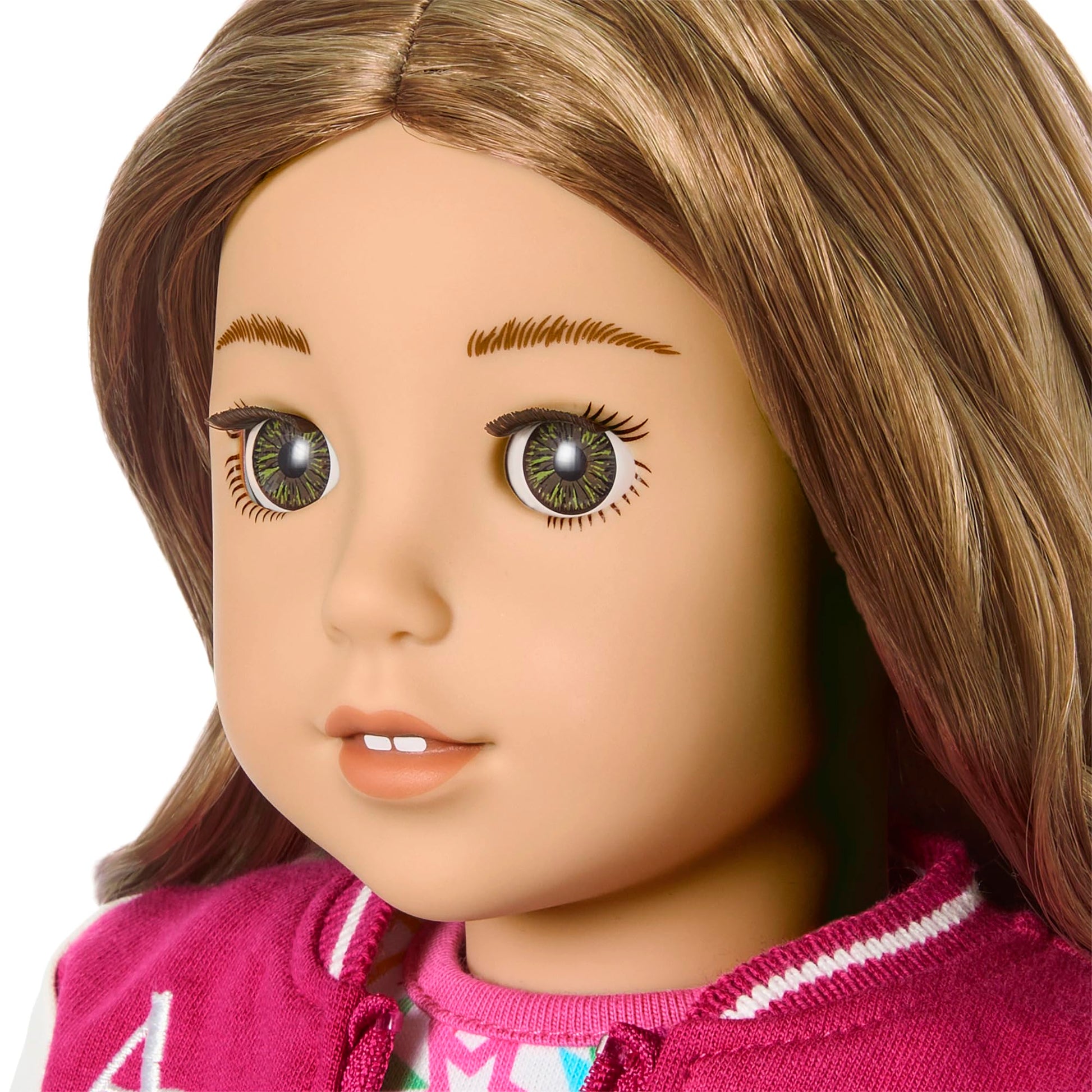 American Girl, Truly Me 18-inch Doll #118 with Hazel Eyes, Wavy Dark-Brown Hair with Highlights, Tan Skin, for Ages 6+