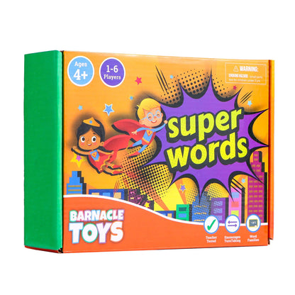Super Words - CVC Word Builders, Phonics Games, Rhyming Words Game for Kids, Kindergarten Learning Games, Match it Puzzles for Toddlers, Learn to Read