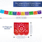 Papel Picado Banner 5-pk - Mexican Party Banners - Fiesta Party Decorations