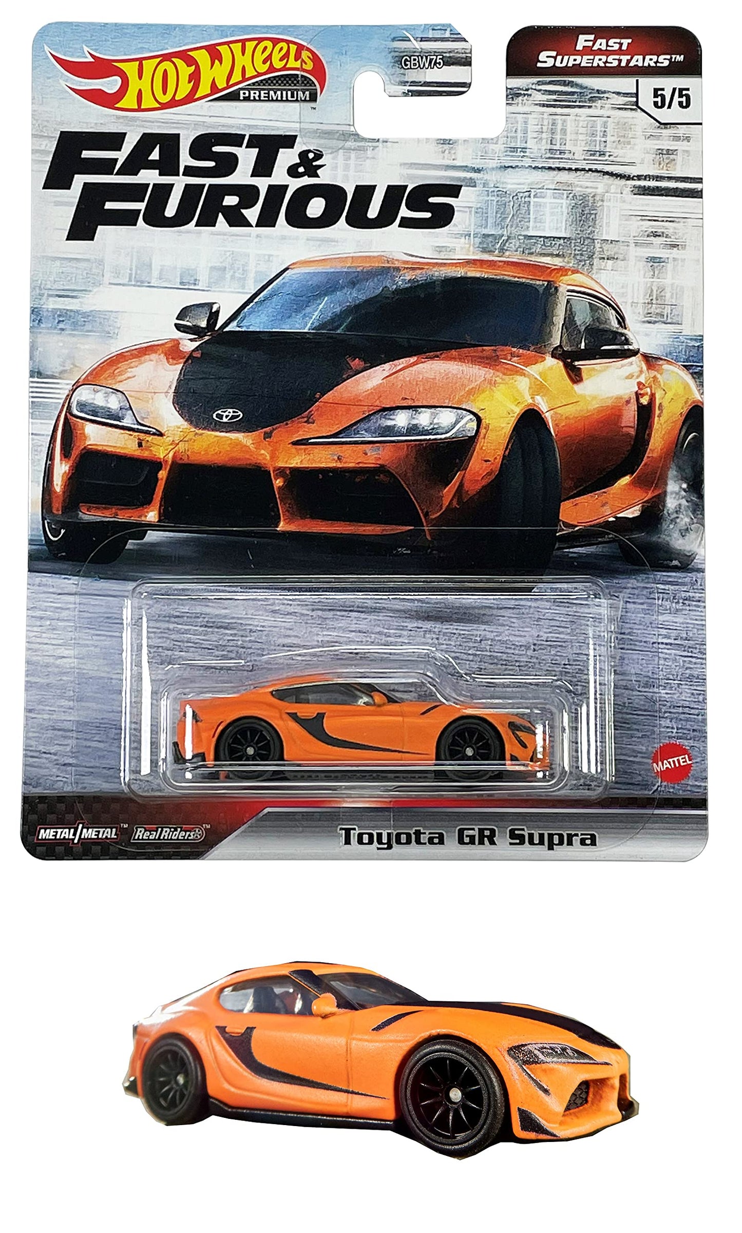 Hot Wheels Fast & Furious Collection of 1:64 Scale Vehicles from The Fast Film Franchise, Modern & Classic Cars, Great Gift for Collectors & Fans