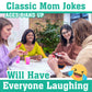 Mom Jokes Party Card Game for Families & Friends, and Game Nights, Ages 8+