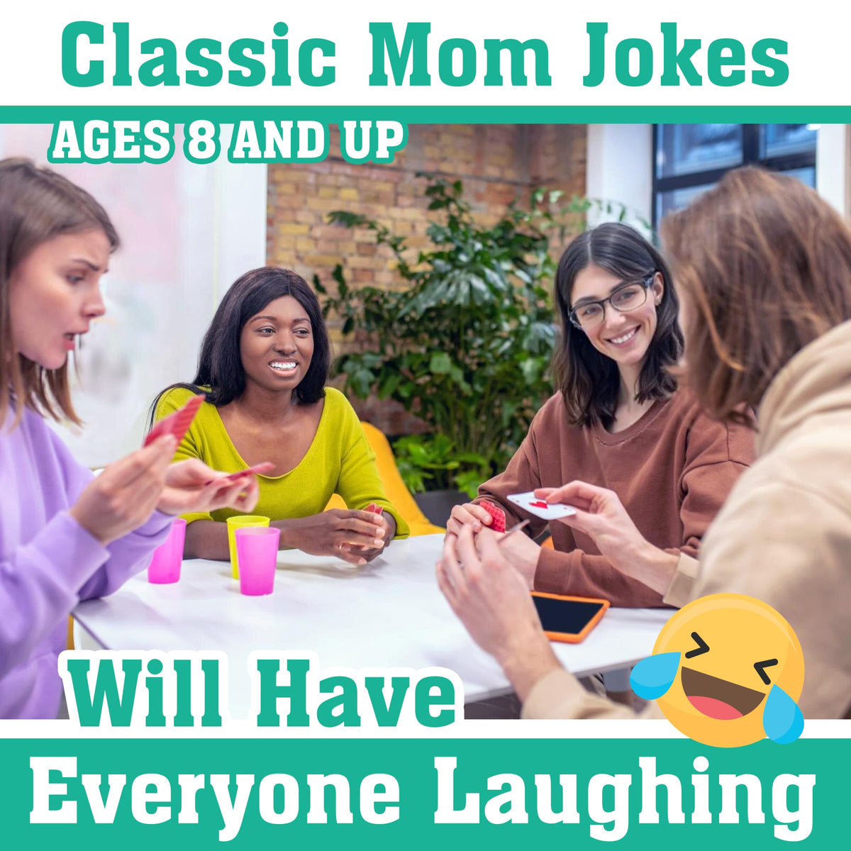 Mom Jokes Party Card Game for Families & Friends, and Game Nights, Ages 8+