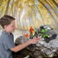 NKOK Realtree 1:18 Scale: Duck Hunting Playset - 6 Piece Friction Powered Lights & Sounds Truck, Realtree Camo, Duck Hunting #21722, Officially
