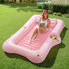 MoKo Tanning Pool Floats Adult, 83" x 50" Floaties Raft Bed with Ice Bar