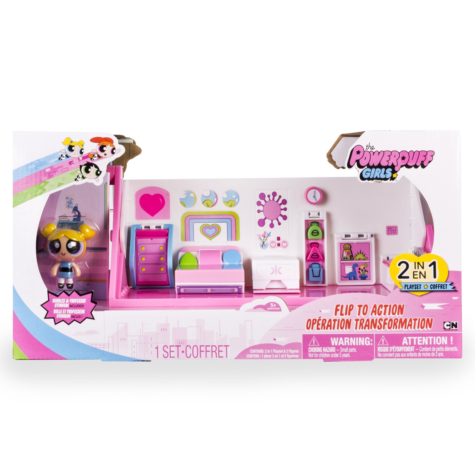 Power Puff Girls Deluxe Flippin Action Playset
