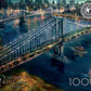 Buffalo Games - Silver Select - Thomas Kinkade - Moonlight Over Manhattan - 1000 Piece Jigsaw Puzzle for Adults - Challenging Puzzle Perfect for Game