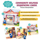 SPARK INNOVATIONS Kids Story Cards Sequence Game Large Storytelling and Sequencing Cards. Community Helper Stories for Sentence Building Educational