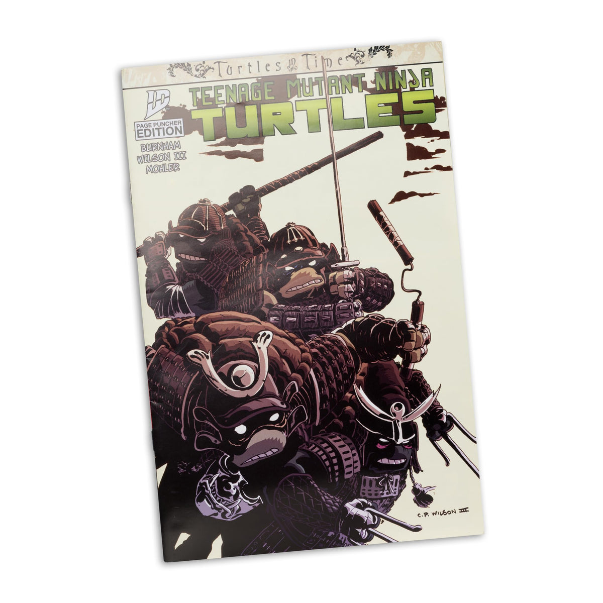 McFarlane Toys- Teenage Mutant Ninja Turtles (Page Punchers) Donatello 5in Action Figure with Turtles in Time Comic
