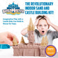 Mega Sand Castle Kit - Indoor Sand Kit for Kids with 20 Building Pieces, 1.5 lbs of Reusable, Moldable Magic Sand & No-Mess Play Mat - Art Sensory