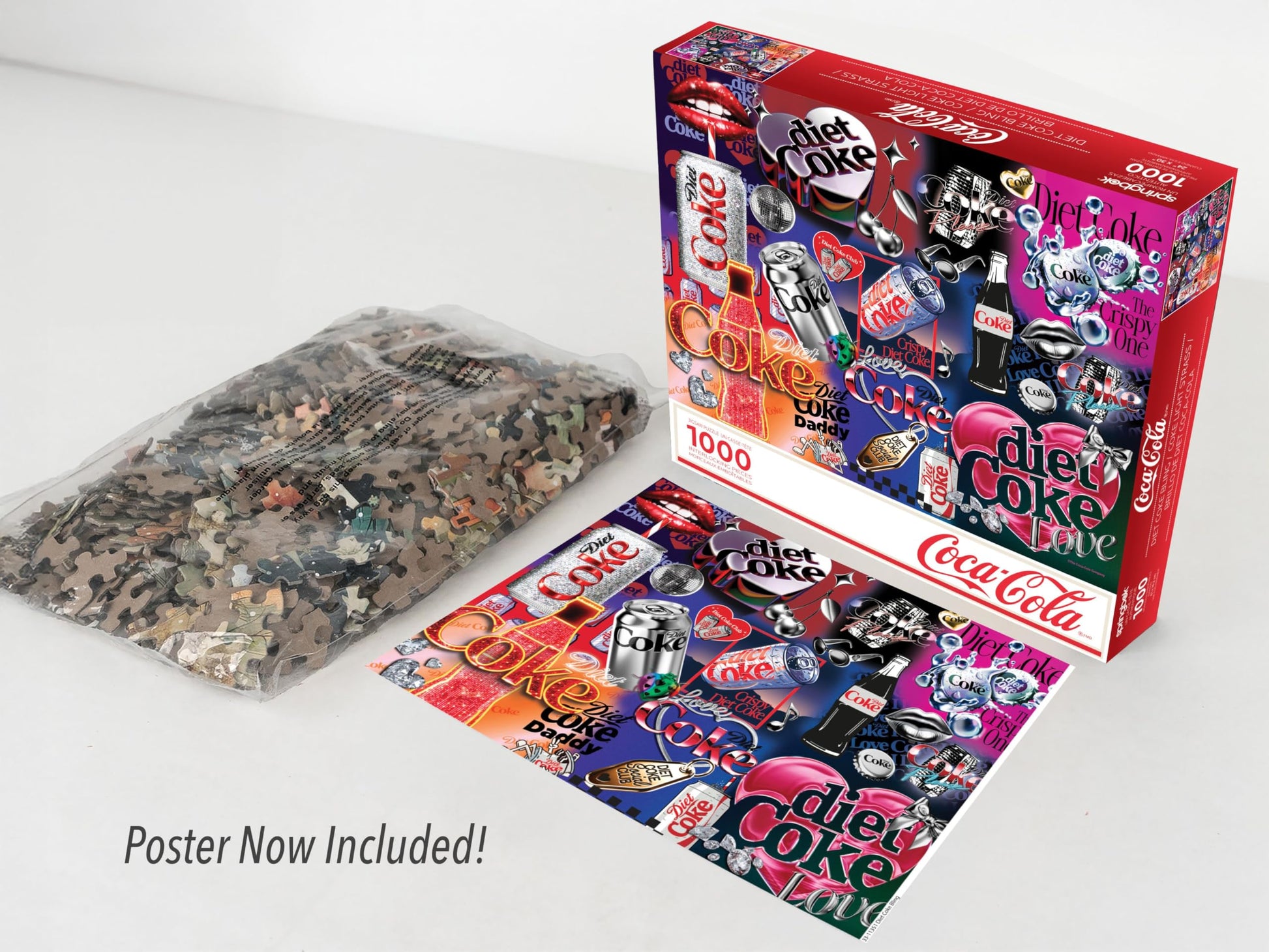 Springbok Diet Coke Bling 1000 Piece Jigsaw Puzzle for Adults
